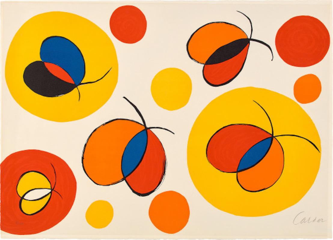 Alexander Calder Abstract Print - Elementary Memory, Composition X