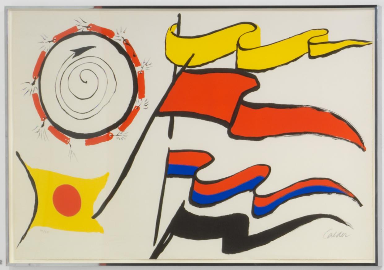 Oriflammes - Print by Alexander Calder