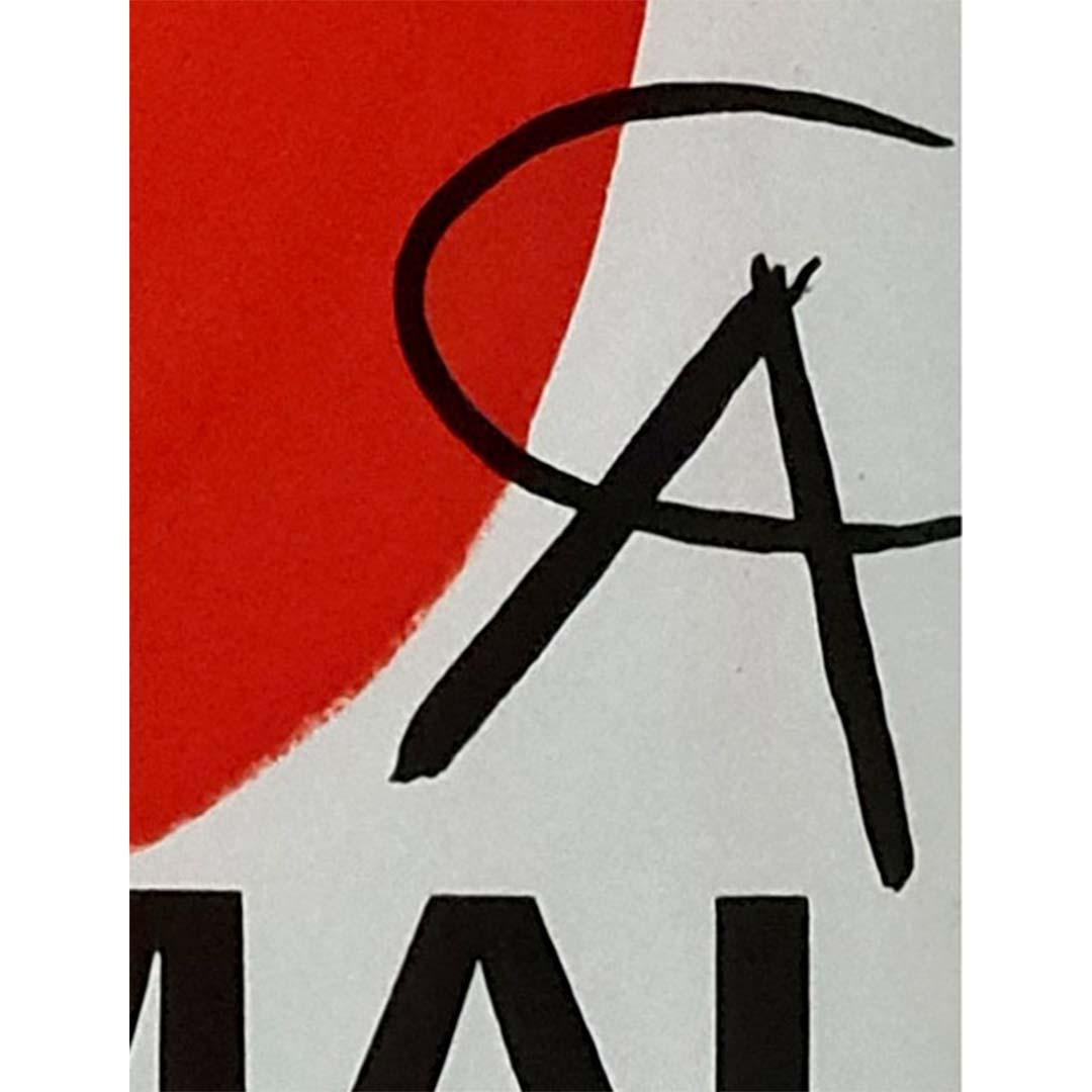 Manifesto originale del 1968 di Alexander Calder - XXIVe Salon de Mai in vendita 2