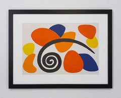 Litografía original de Alexander Calder, «Derrière le Miroir» n.º 173 (lámina 2)