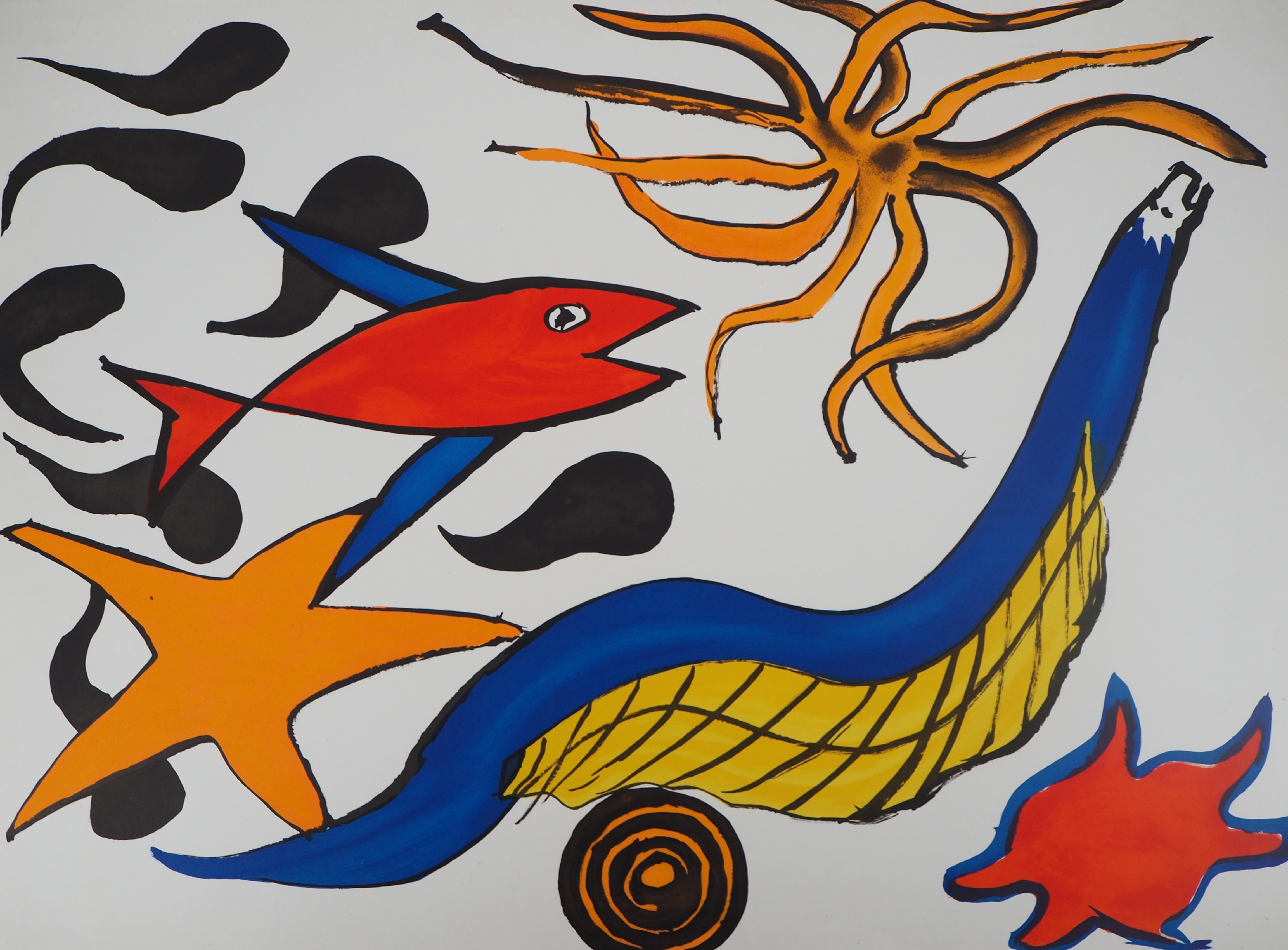 Our Unfinished Revolution - Lithograph - Print by Alexander Calder