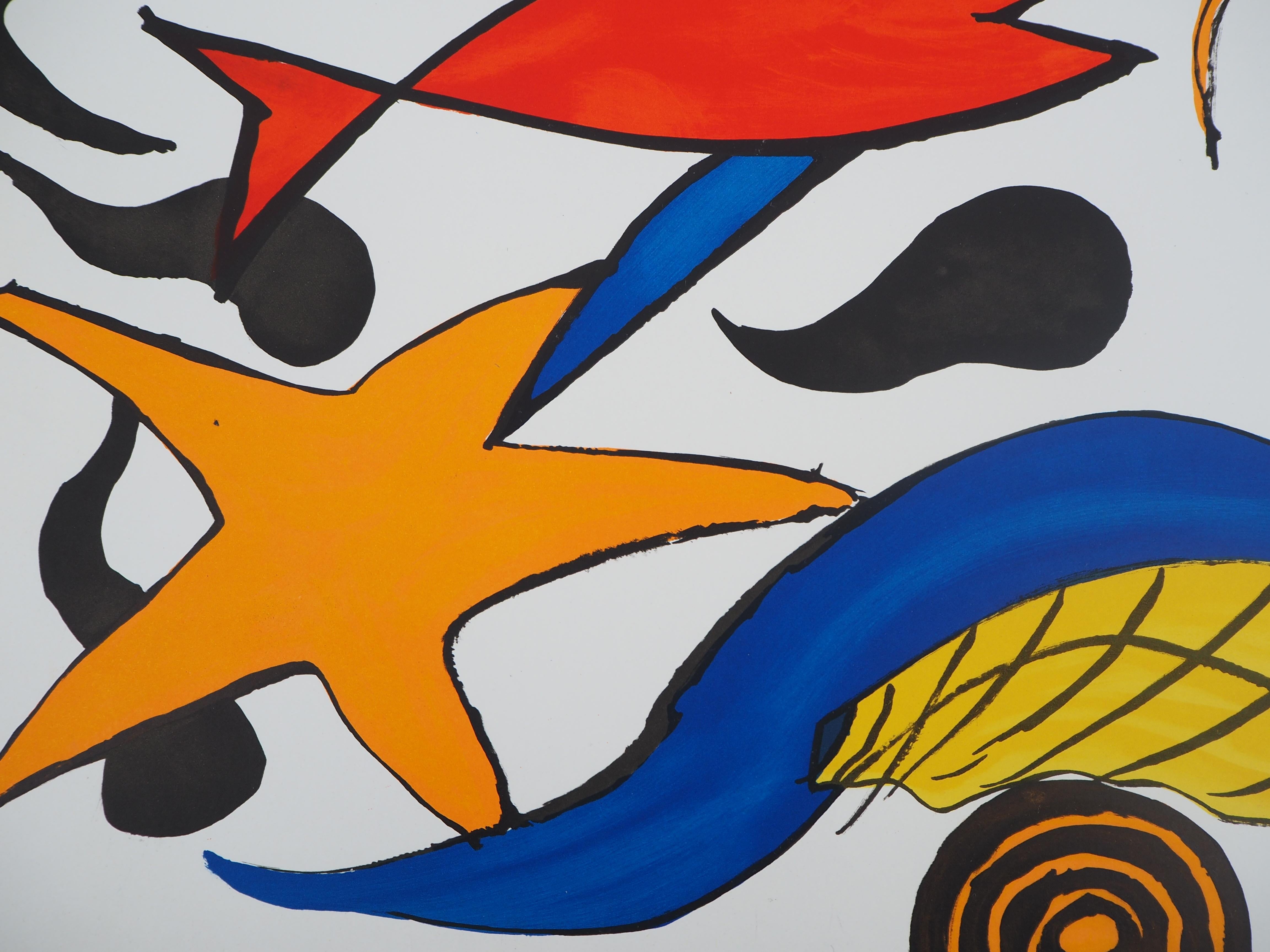 Our Unfinished Revolution - Lithograph - American Modern Print by Alexander Calder