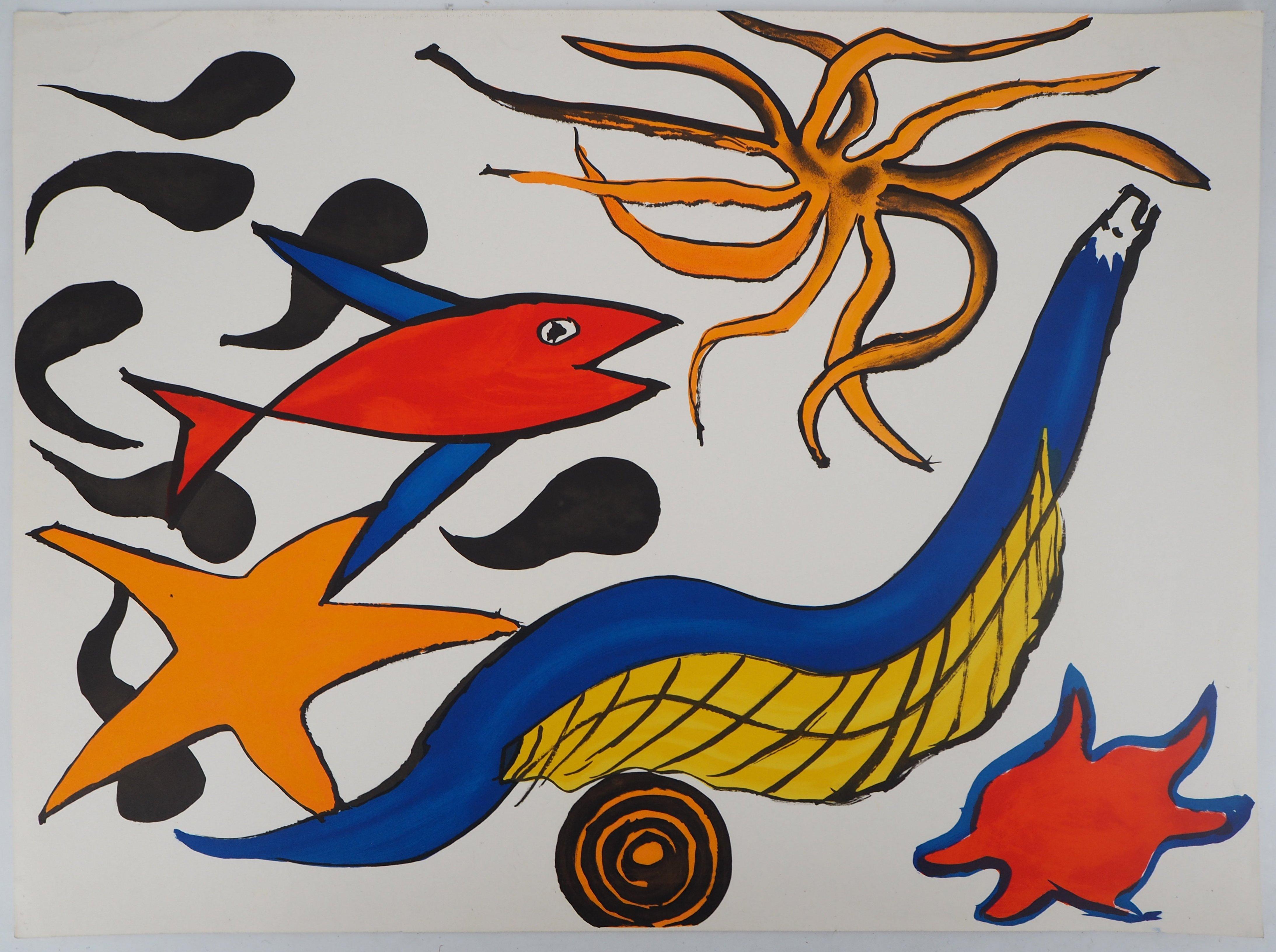 Alexander Calder Animal Print - Our Unfinished Revolution - Lithograph
