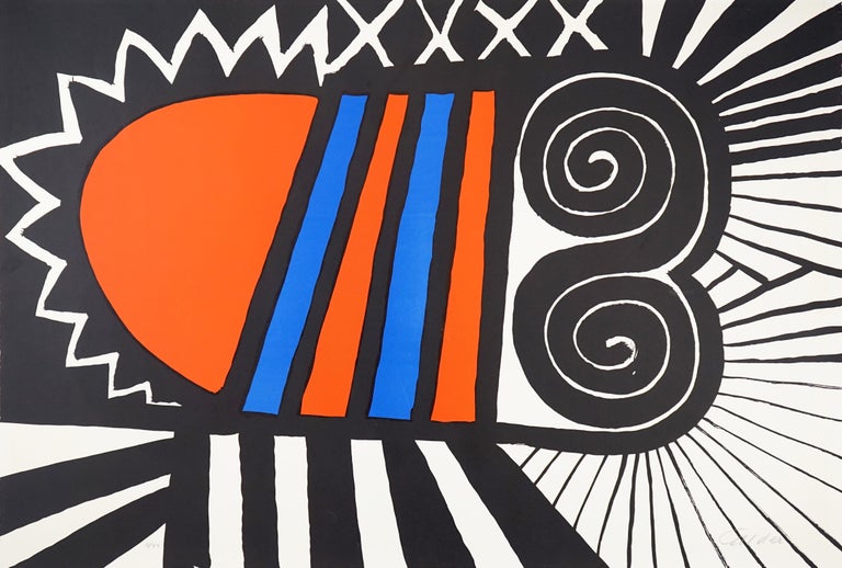 Alexander Calder Abstract Print - Papoose