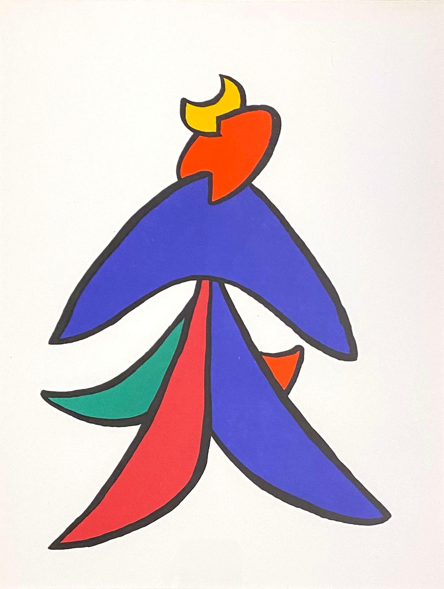Alexander Calder Print – Platte 1, von Derriere le Miroir #141 (Stabiles)