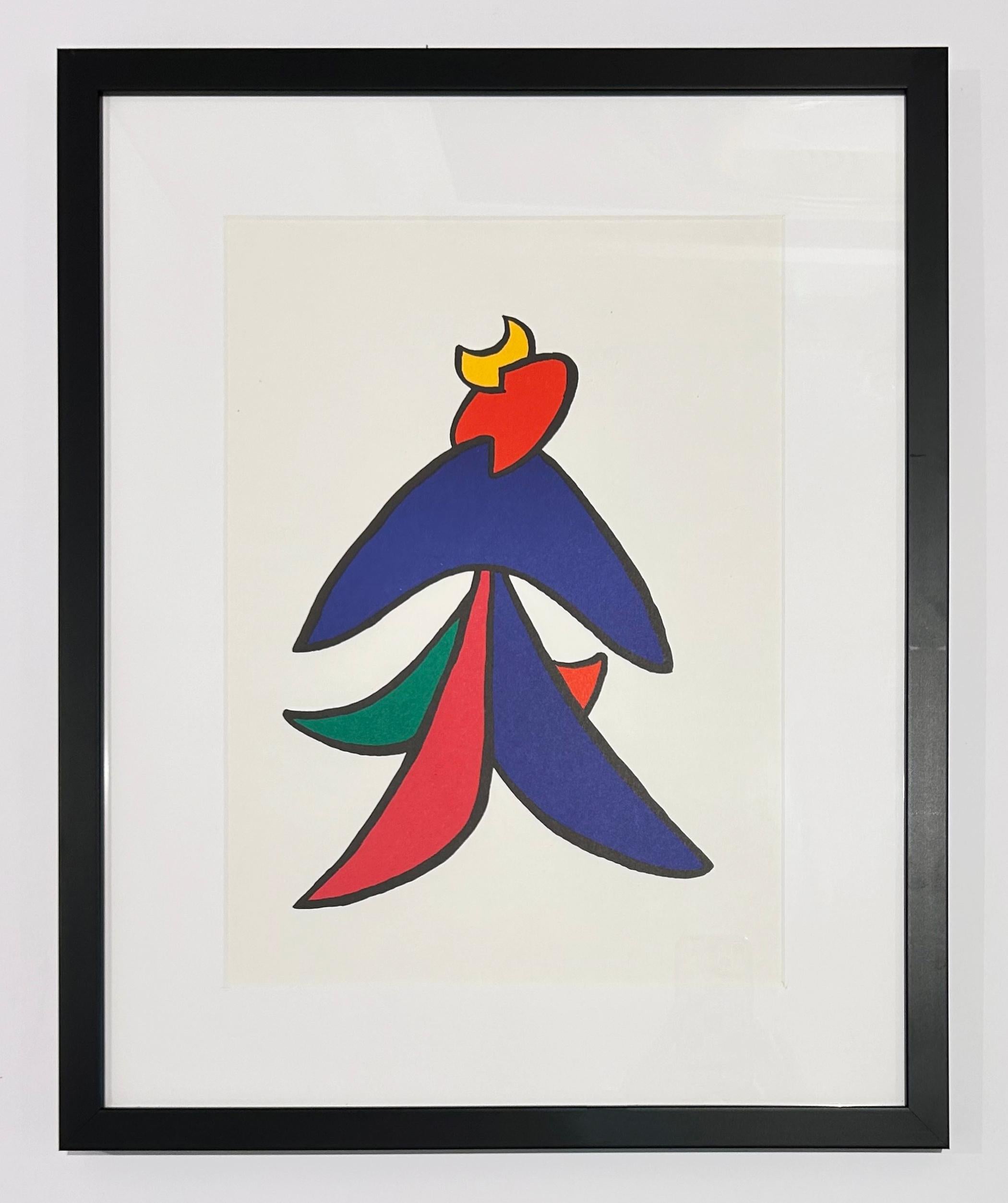 Plate 1, from Derriere le Miroir #141 (Stabiles) - Print by Alexander Calder