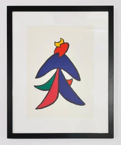 Alexander Calder Abstract Lithograph, Unsigned, 1963, Derriere le Miroir #141