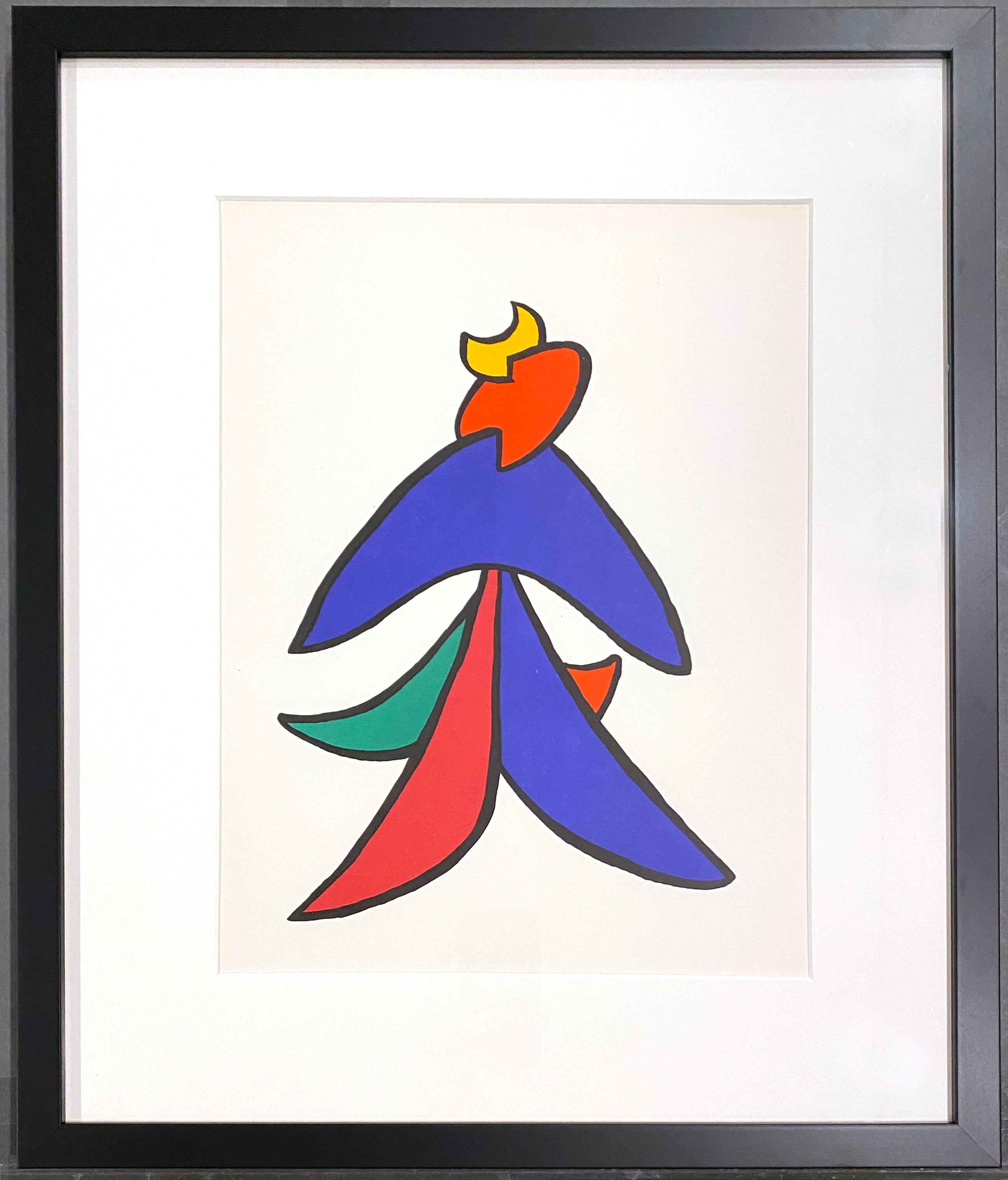 Plate 1, from Derriere le Miroir #141 (Stabiles) - Print by Alexander Calder