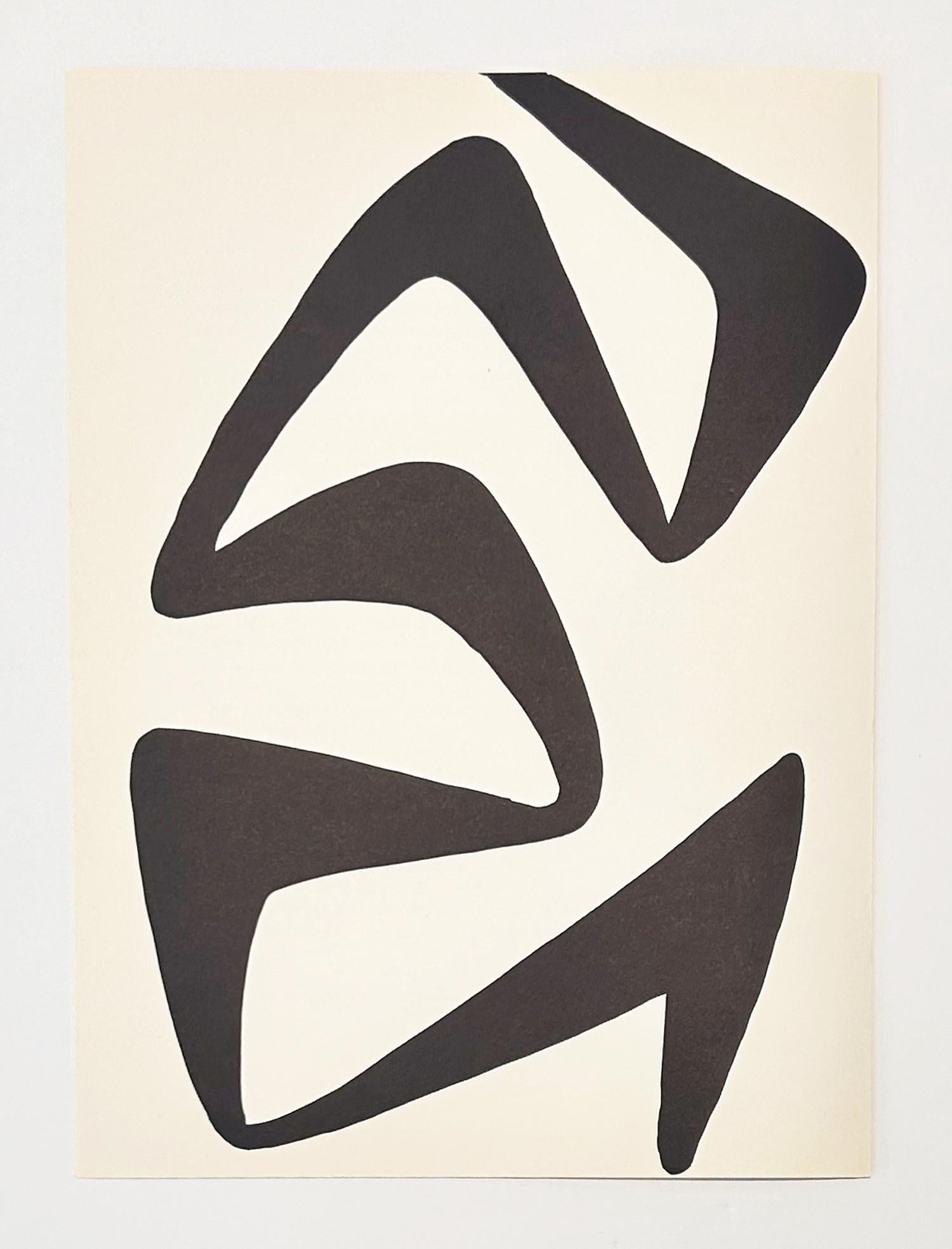 Plate 4, from Derriere Le Miroir #173 - Print by Alexander Calder