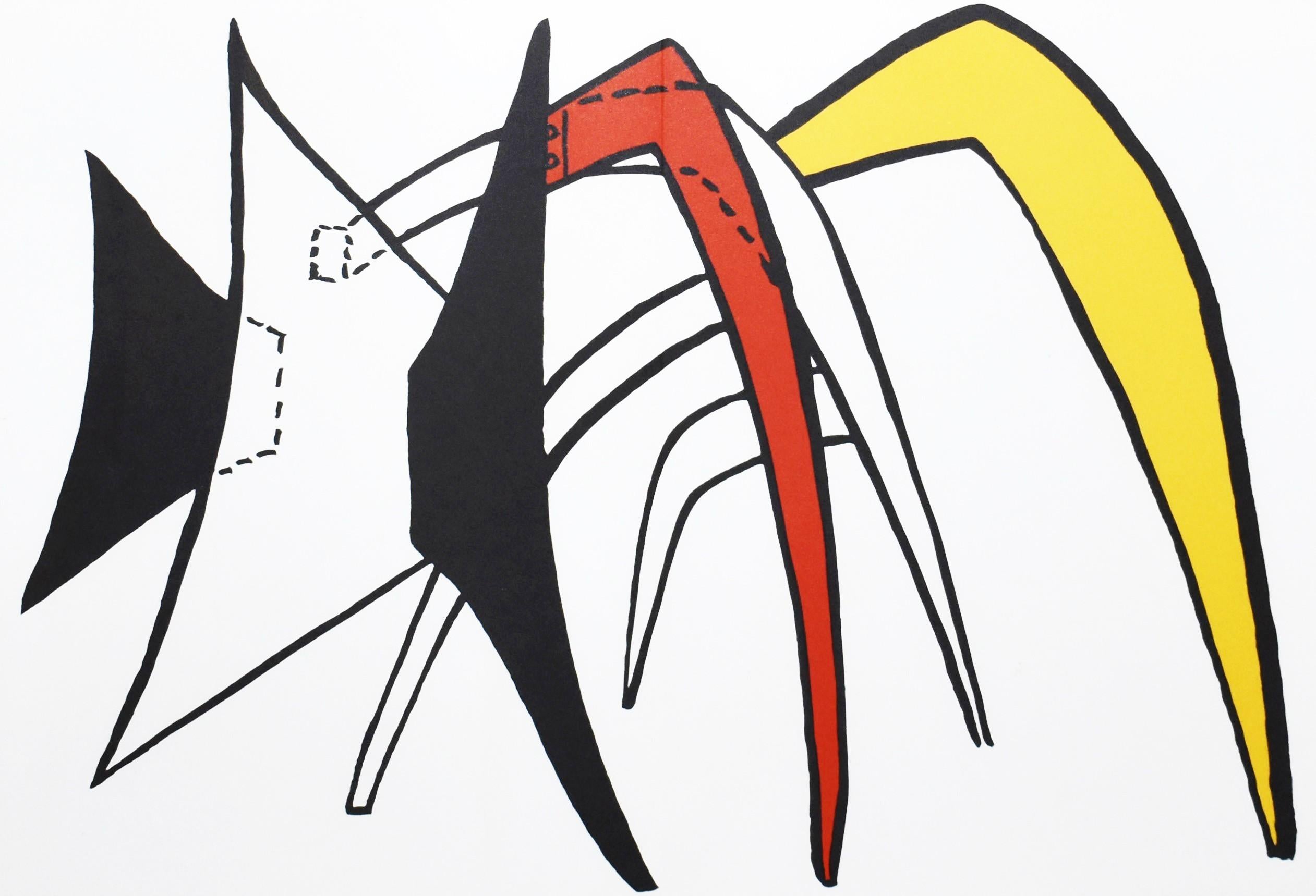 Plate 5, from Derriere Le Miroir #141 (Stabiles) - Print by Alexander Calder