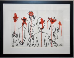 Alexander Calder Abstract Color Lithograph, 1963, from Derriere Le Miroir #156