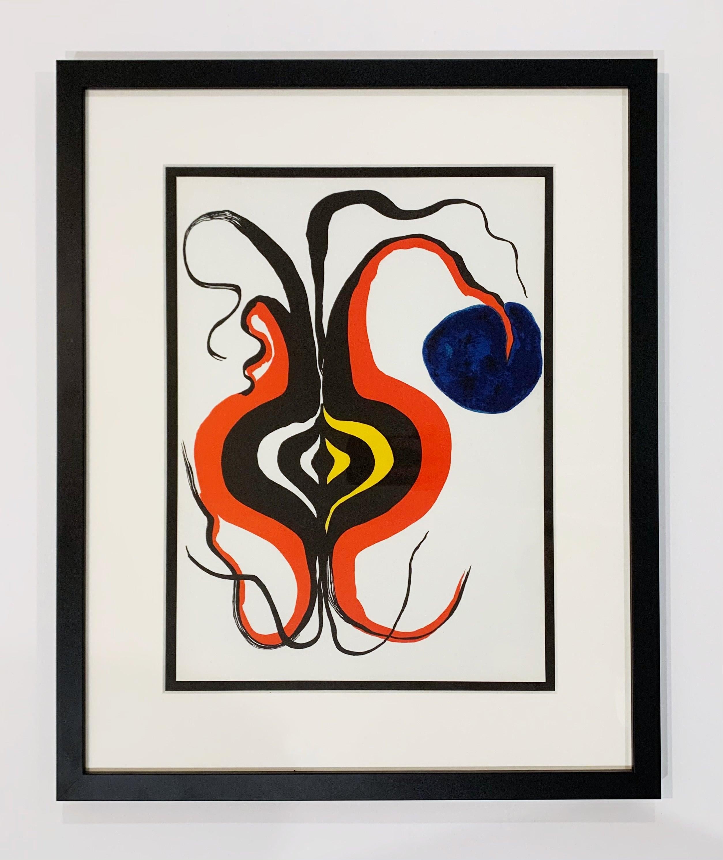 Platte 6, von Derriere Le Miroir #156 – Print von Alexander Calder