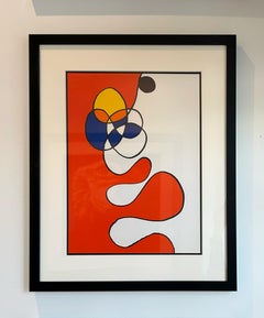 Alexander Calder Lithograph, Modern Style, 1968, Plate 6, Derriere le Miroir 173