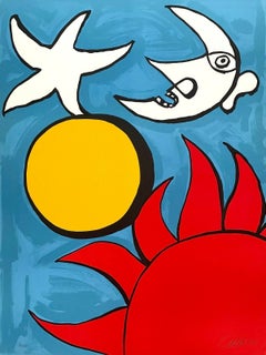 Potpourri en Ciel, 1975, Limited Edition Lithograph, Alexander Calder - SIGNED