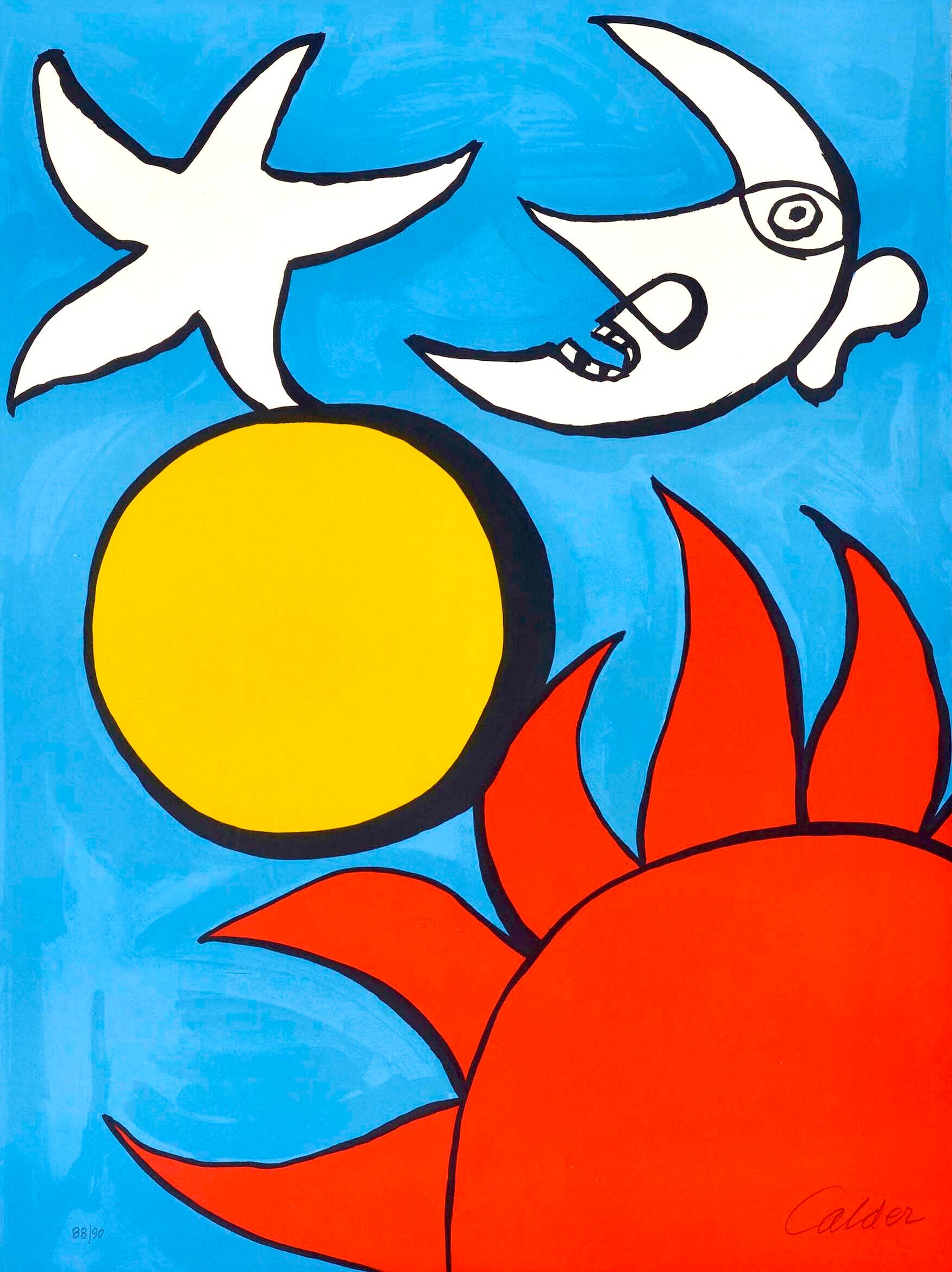 Lithograph on vélin d’Arches paper. Paper size: 29 x 21.875 inches. Inscription: Hand signed and numbered, 88/90, as issued. Notes: Published by Maeght Éditeur, Paris; printed by Arte, Paris, under the direction of Aimé Maeght, Paris in an edition