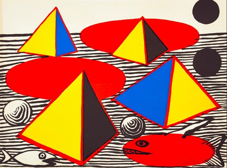 Alexander Calder – Pyramiden und Fische im Angebot bei 1stDibs