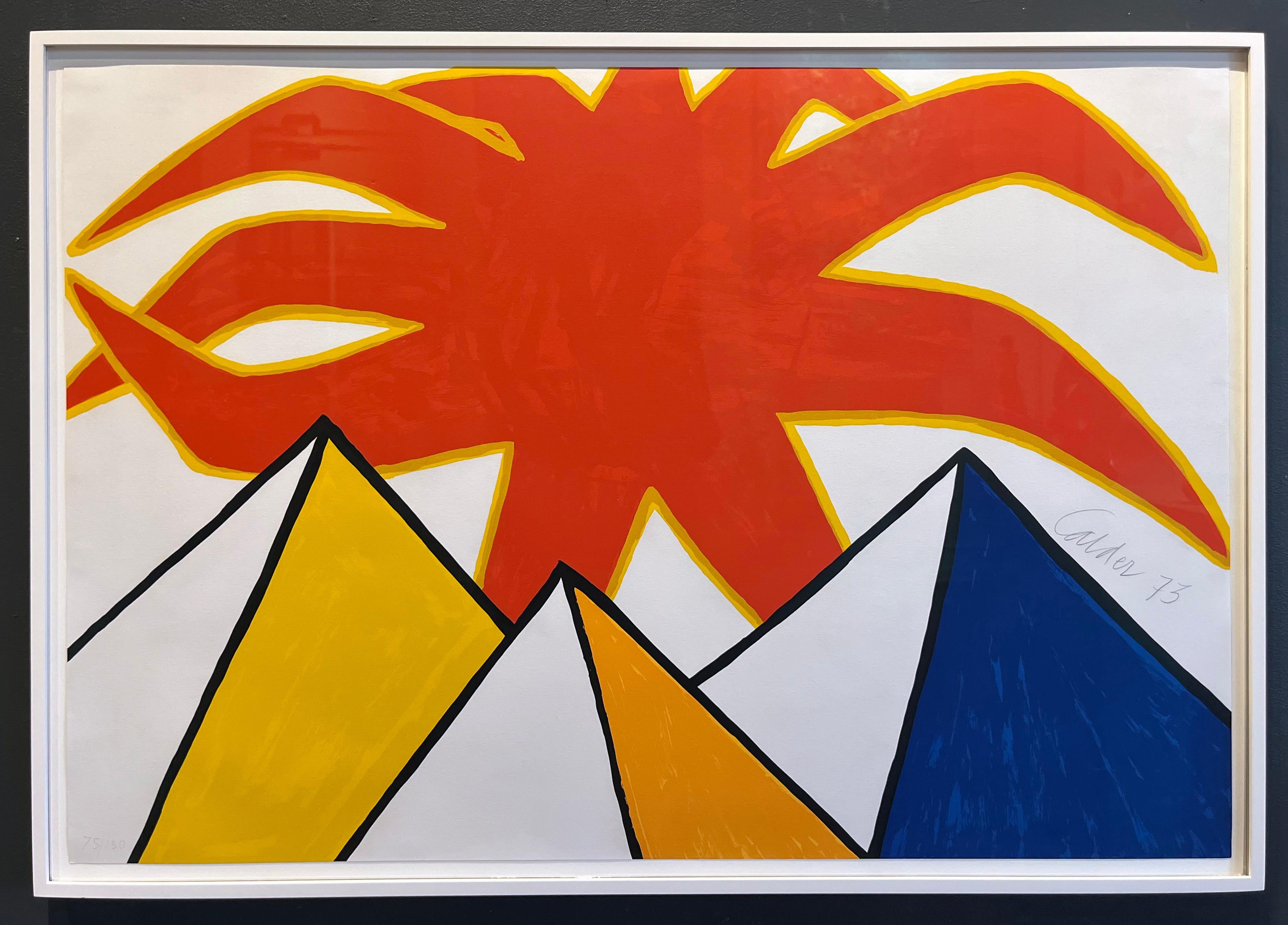 Color lithograph, 1973. 750x1090 mm; 29 1/2x43 inches, full margins. Signed, dated and numbered 75/150 in pencil, lower margin. An excellent impression.