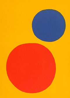 Red and Blue Spheres, from Derriere le Miroir #201