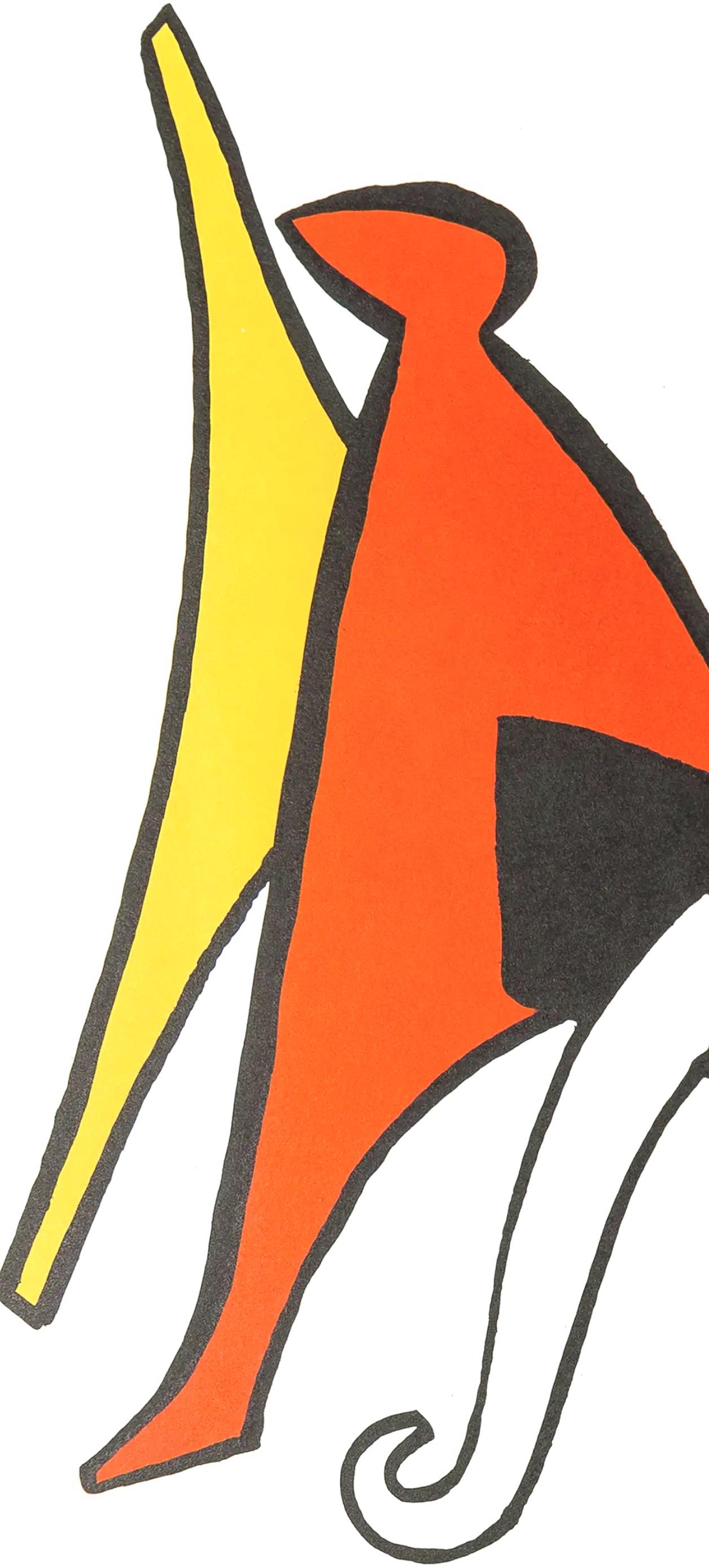 Sabot, Stabiles, Derrière le miroir - Print de Alexander Calder