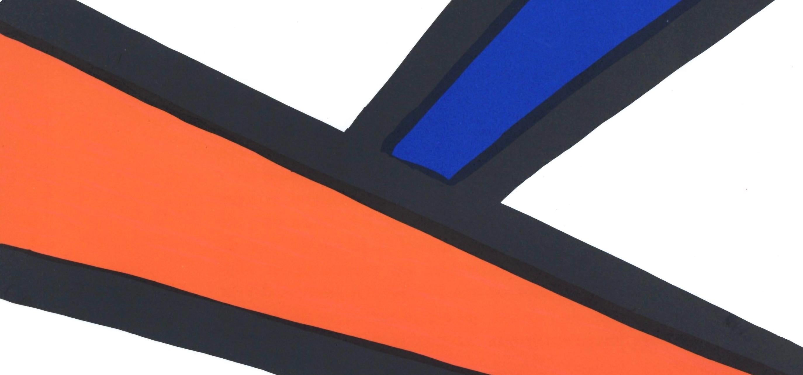 Composition, Derrière le miroir - Print de Alexander Calder