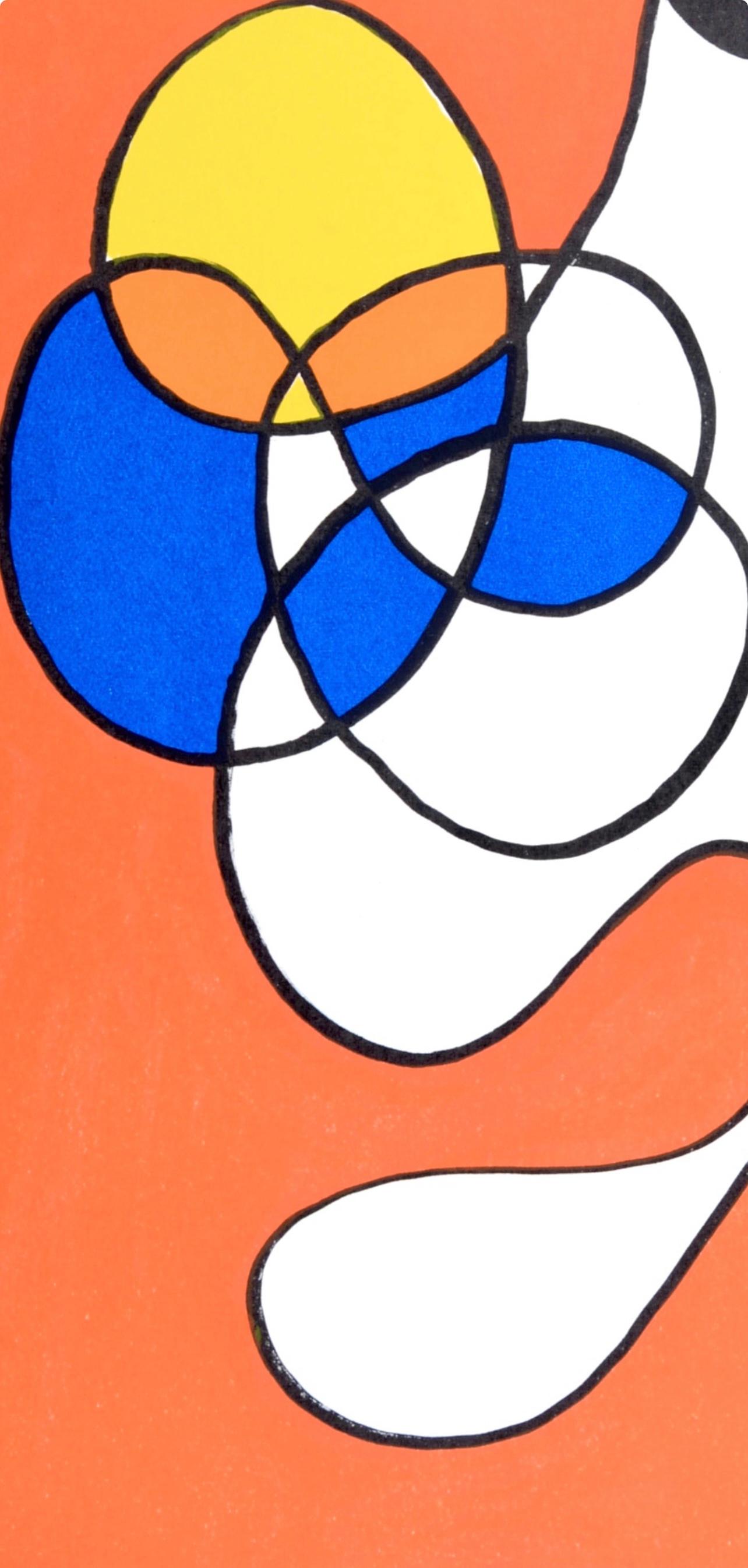 Composition, Derrière le miroir - Print de Alexander Calder