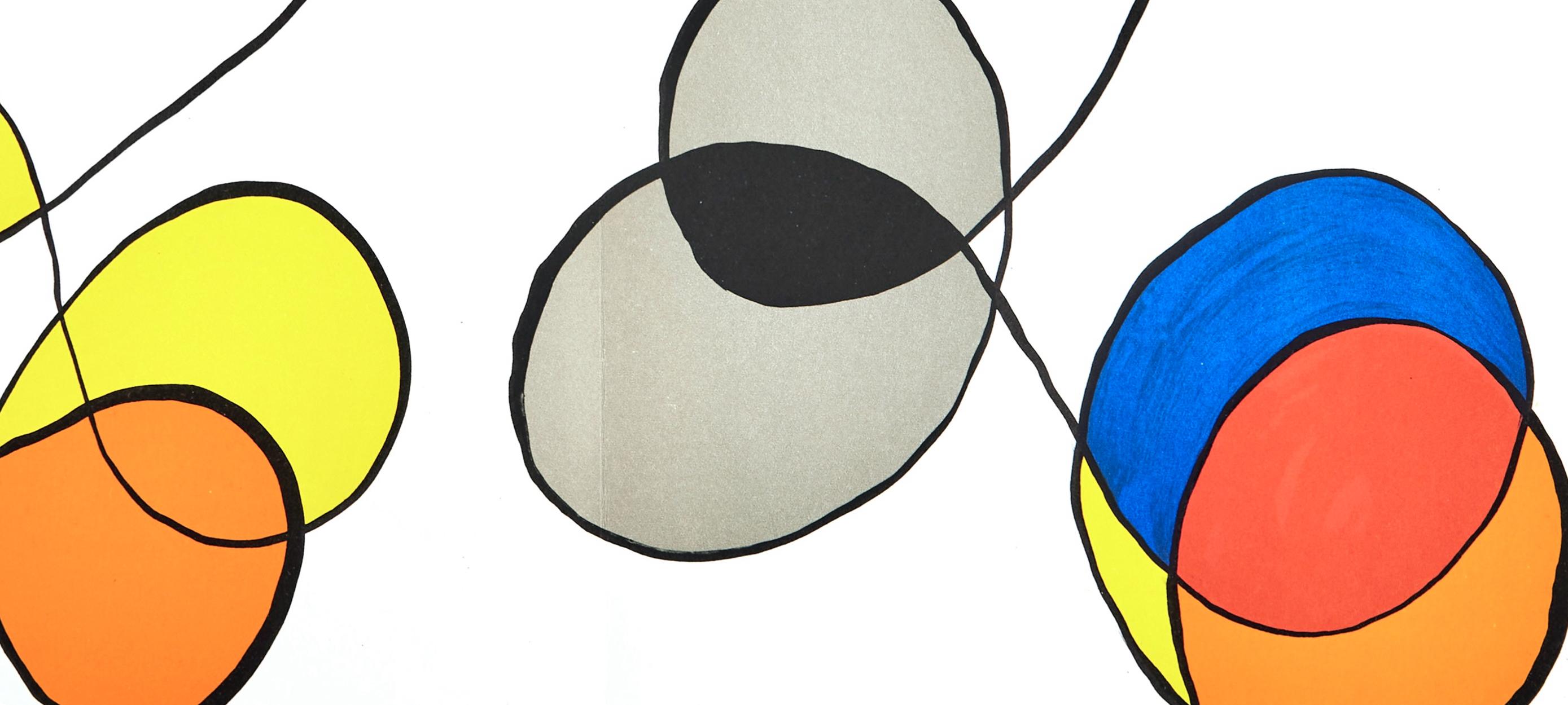 Composition, Derrière le miroir - Print de Alexander Calder