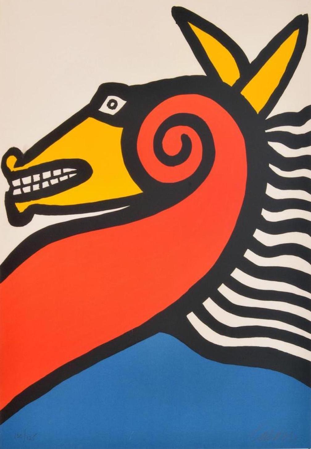 Alexander Calder Animal Print - Sea Horse