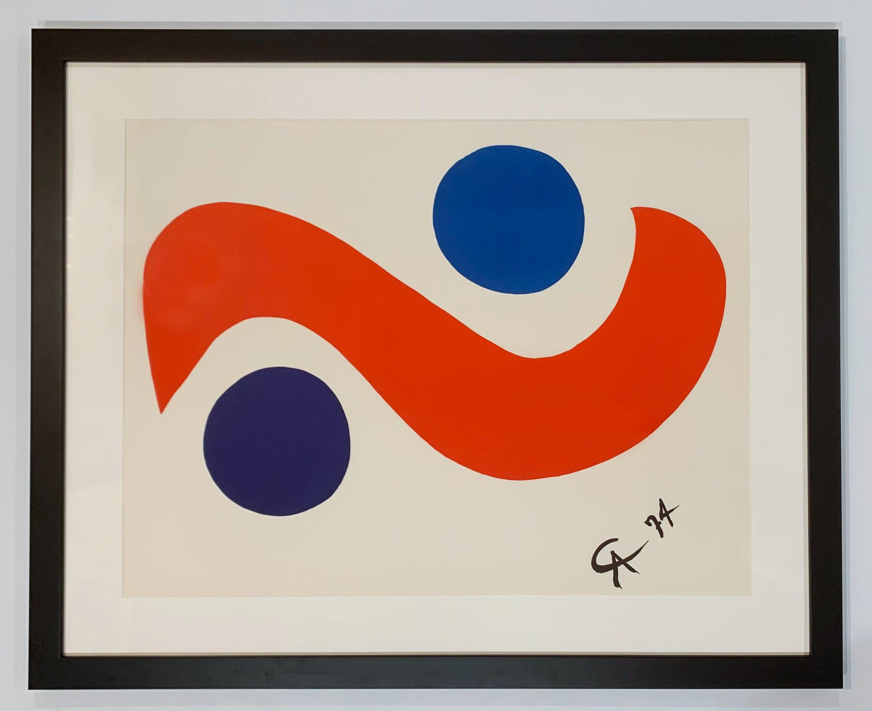 Skybird, aus fliegenden Farben – Print von Alexander Calder