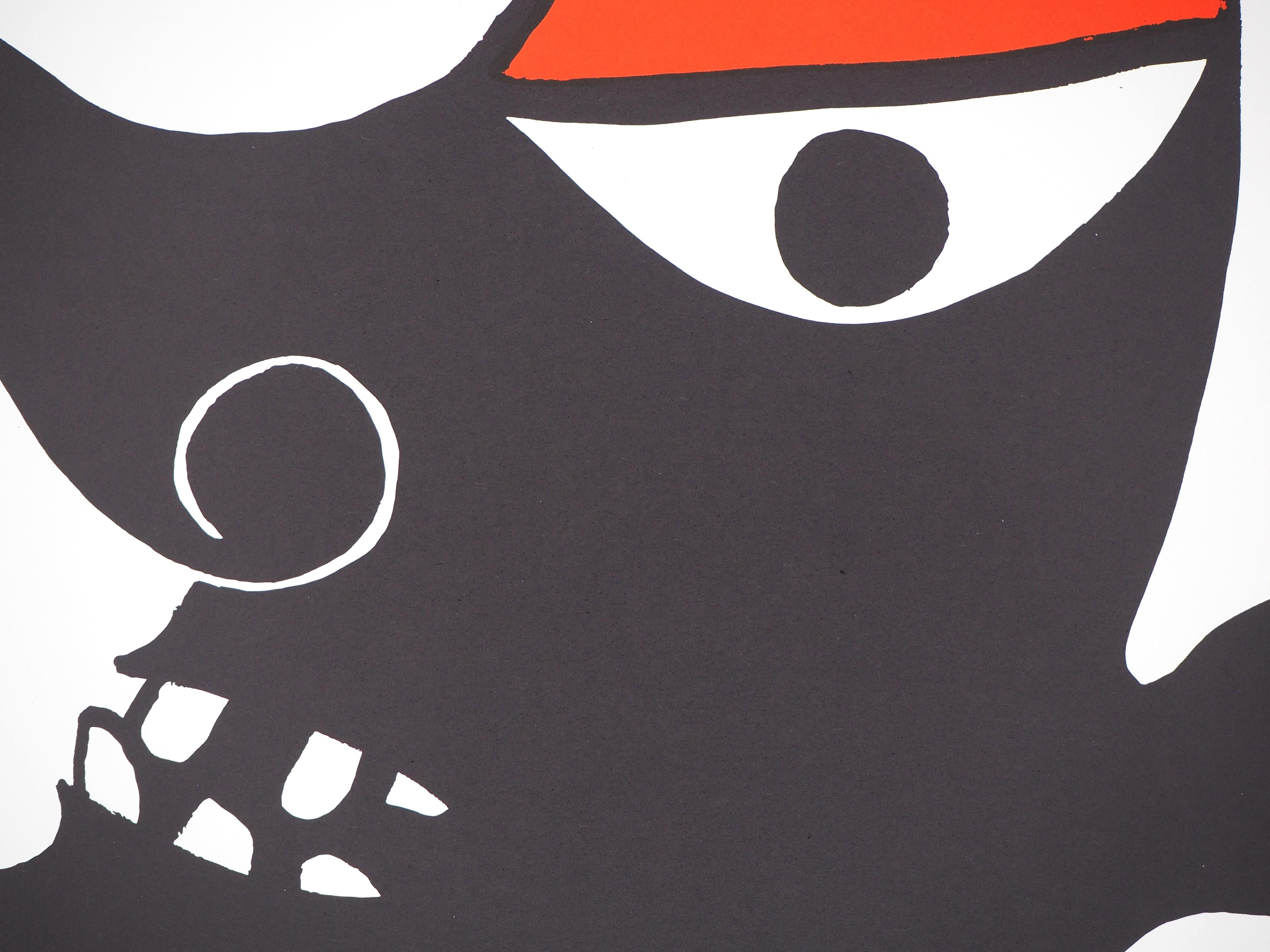 Alexander CALDER (after)
Smilling Moon, 1974

Lithograph poster 
Printed signature in the plate (Arte / Maeght workshop)
On paper 77.5 x 56.2 cm (c. 30.3 x 22 in)

INFORMATION : Made for the exhibition of Alexander Calder at Maeght Fondation in