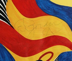 South America with Flying Colors, Modern Poster by Alexander Calder