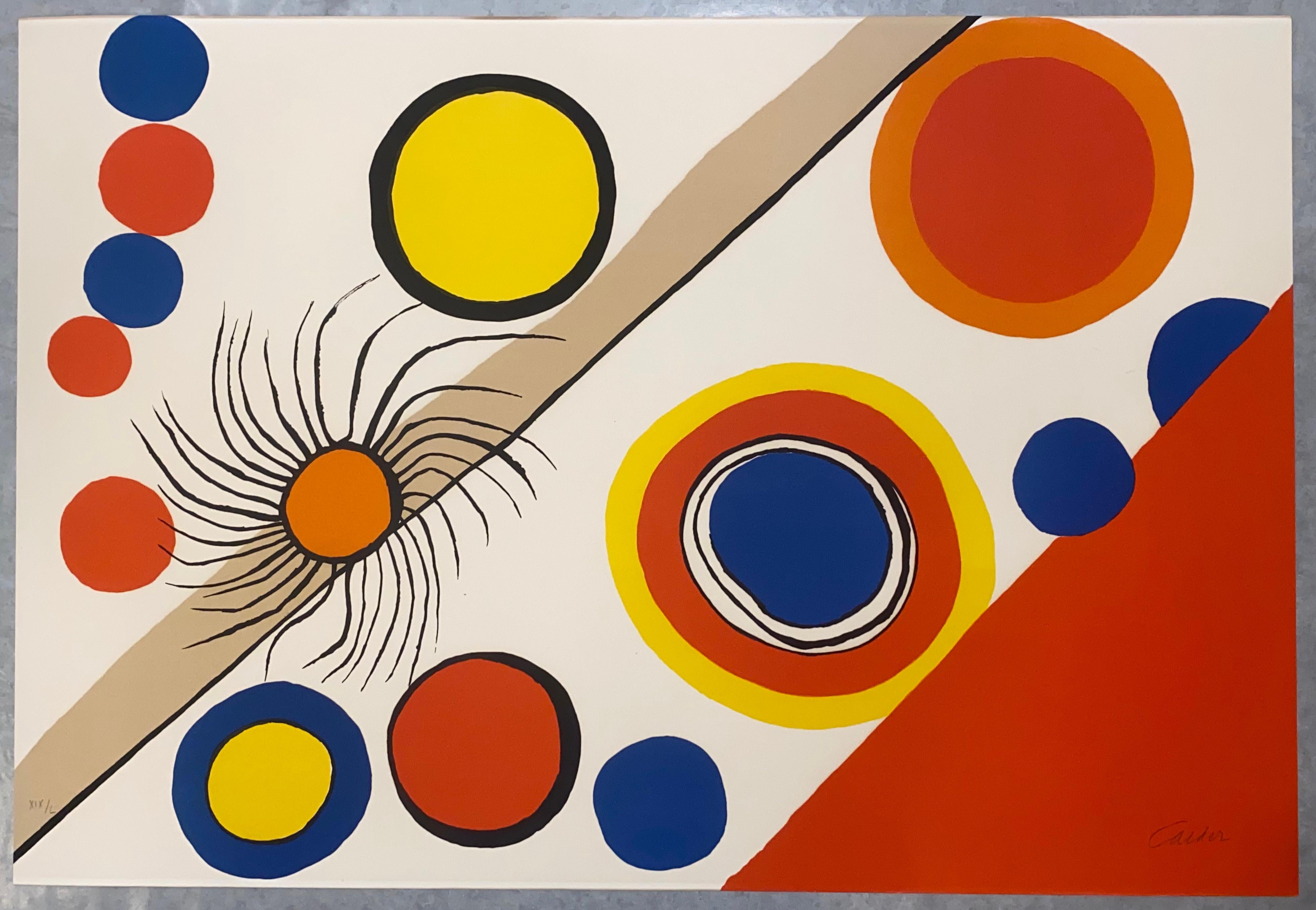 Alexander Calder Abstract Print – Das Spinnennest