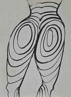 Spiral Woman - Vintage Lithograph by Alexander Calder - 1968