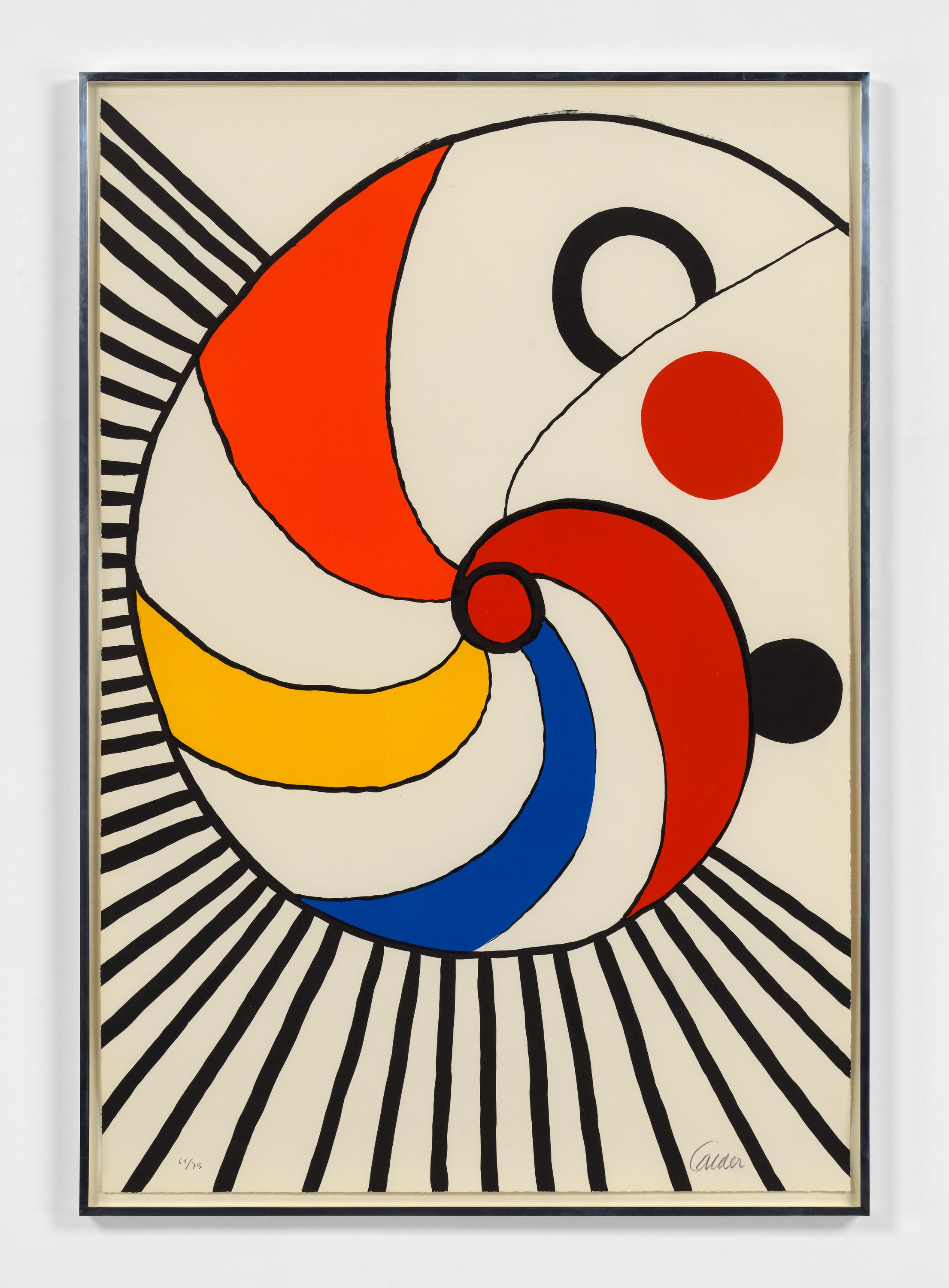 Spirale Multicolore - Modern Print by Alexander Calder