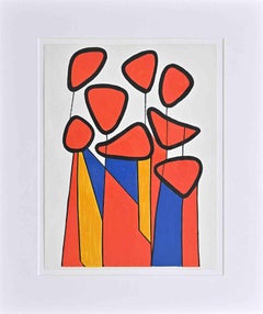 Squash Blossoms -  Lithograph after Alexander Calder - 1972