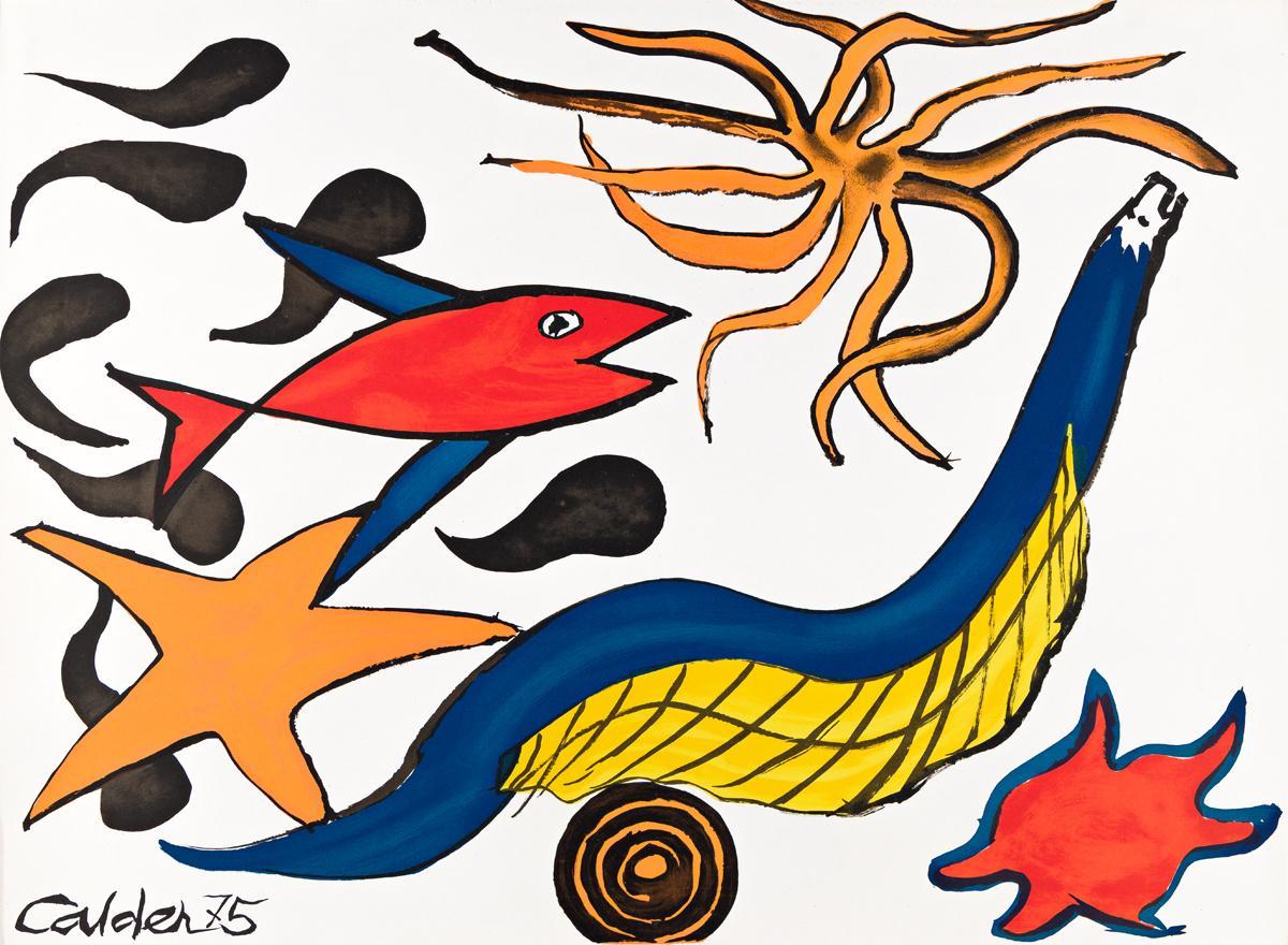 Étoile de notre révolution inachevée - Print de Alexander Calder