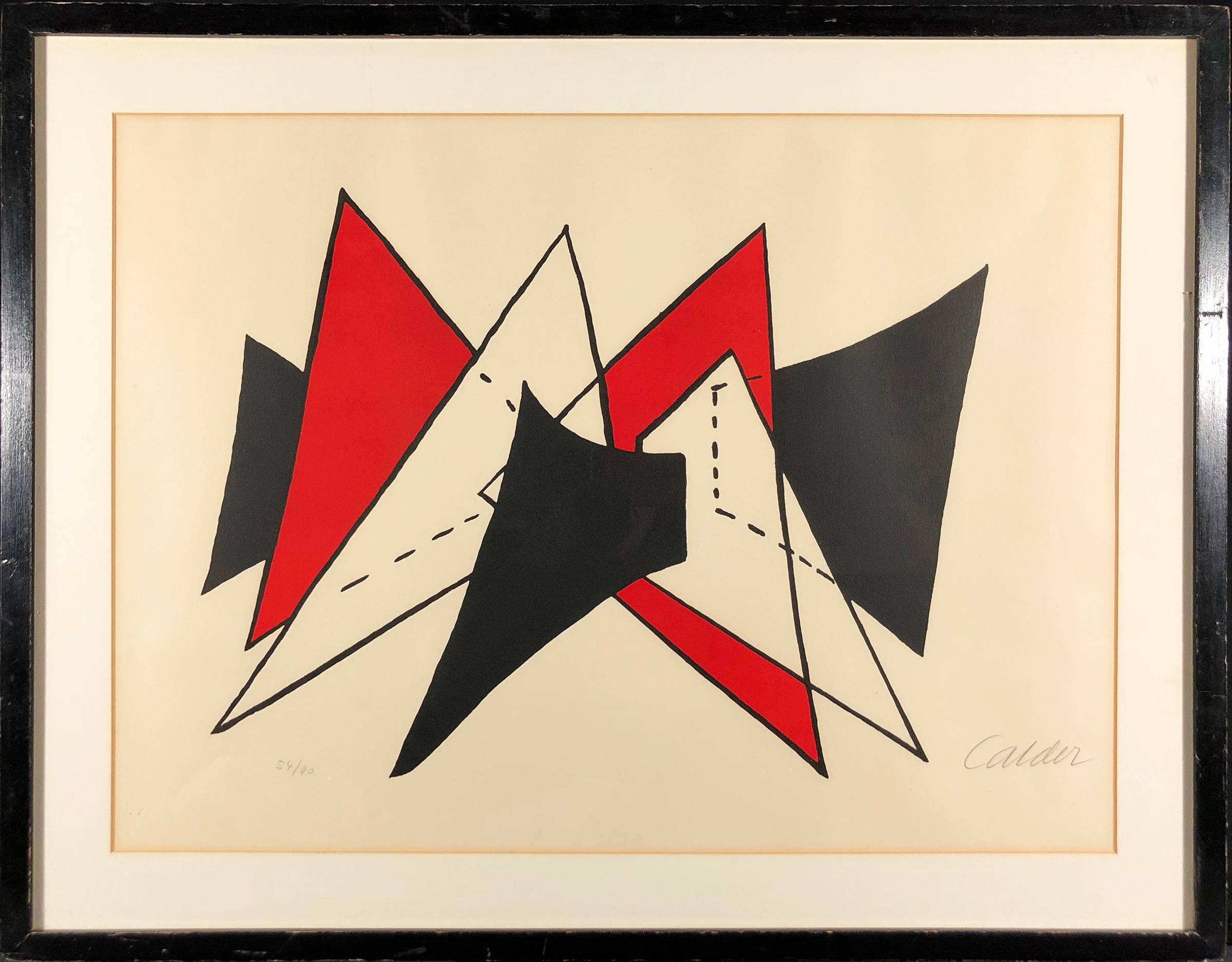 Study for Sculpture II from Derrière le Miroir - Print by Alexander Calder