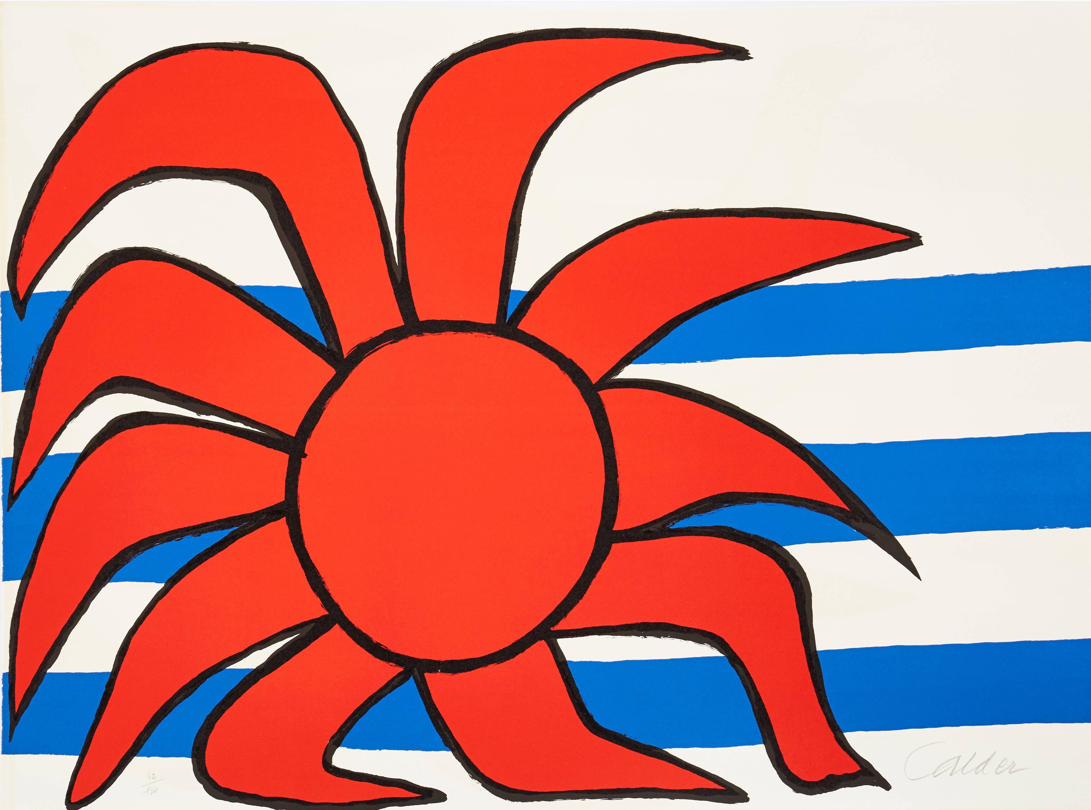 Alexander Calder Print - Sun and Sea
