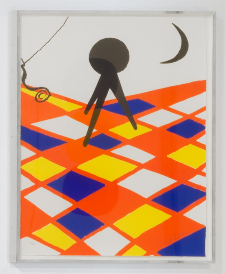 Tabouret à Trois Pieds - Print by Alexander Calder