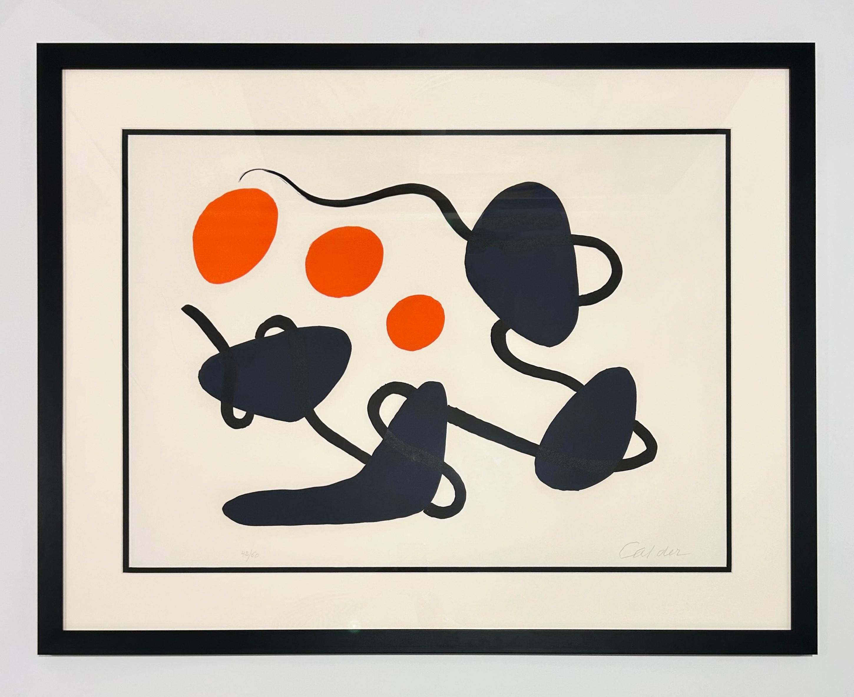 The Black Line - Print by Alexander Calder