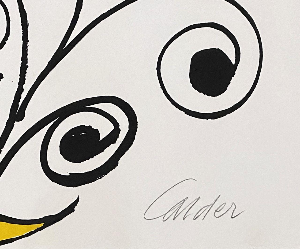 The Fantastic Garden - Original Lithograph Hand Signed - Ltd /90 - Print by Alexander Calder
