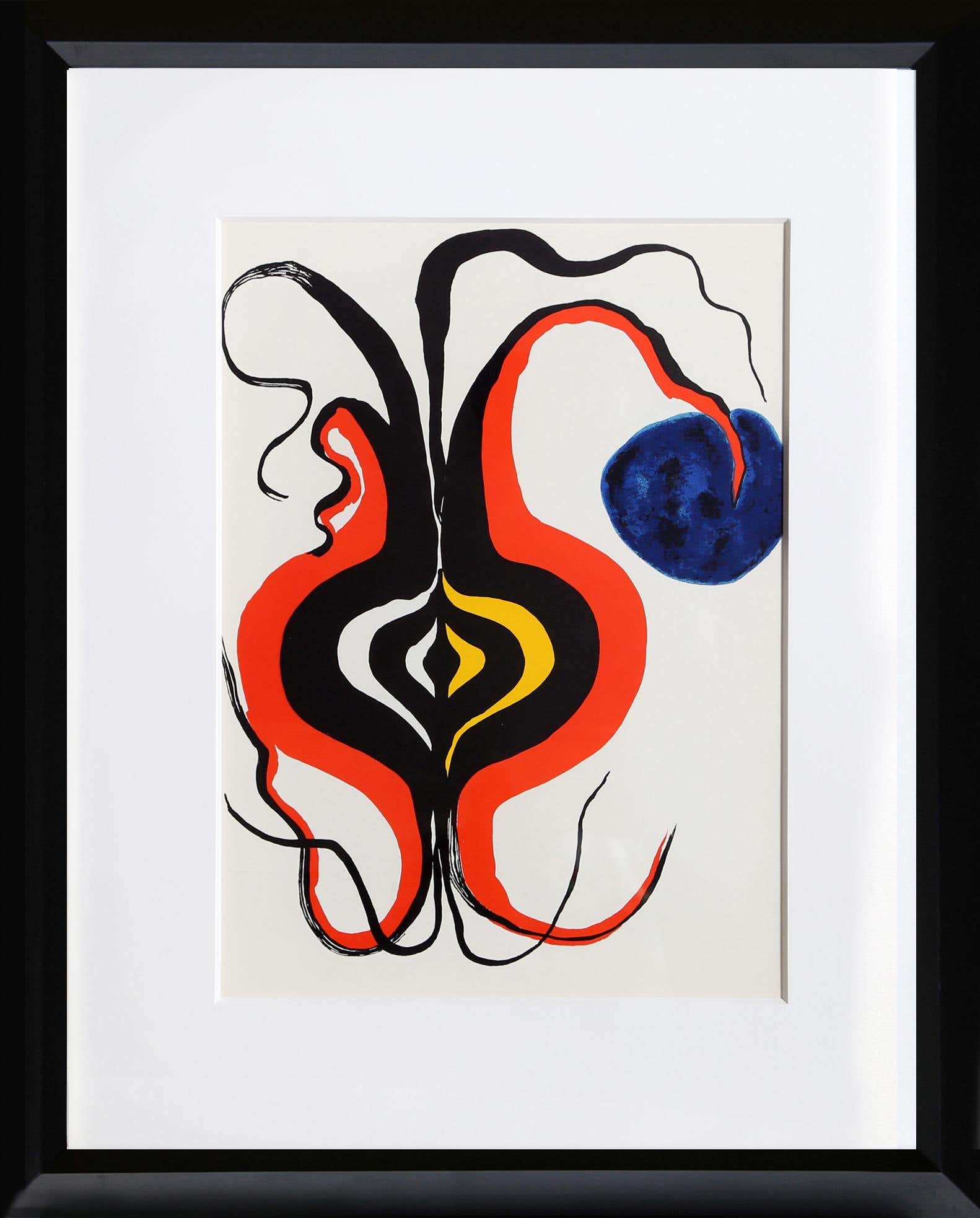 Alexander Calder Abstraction 1966 Art Print - 18x32 Large Abstract Poster 2017 Reprint