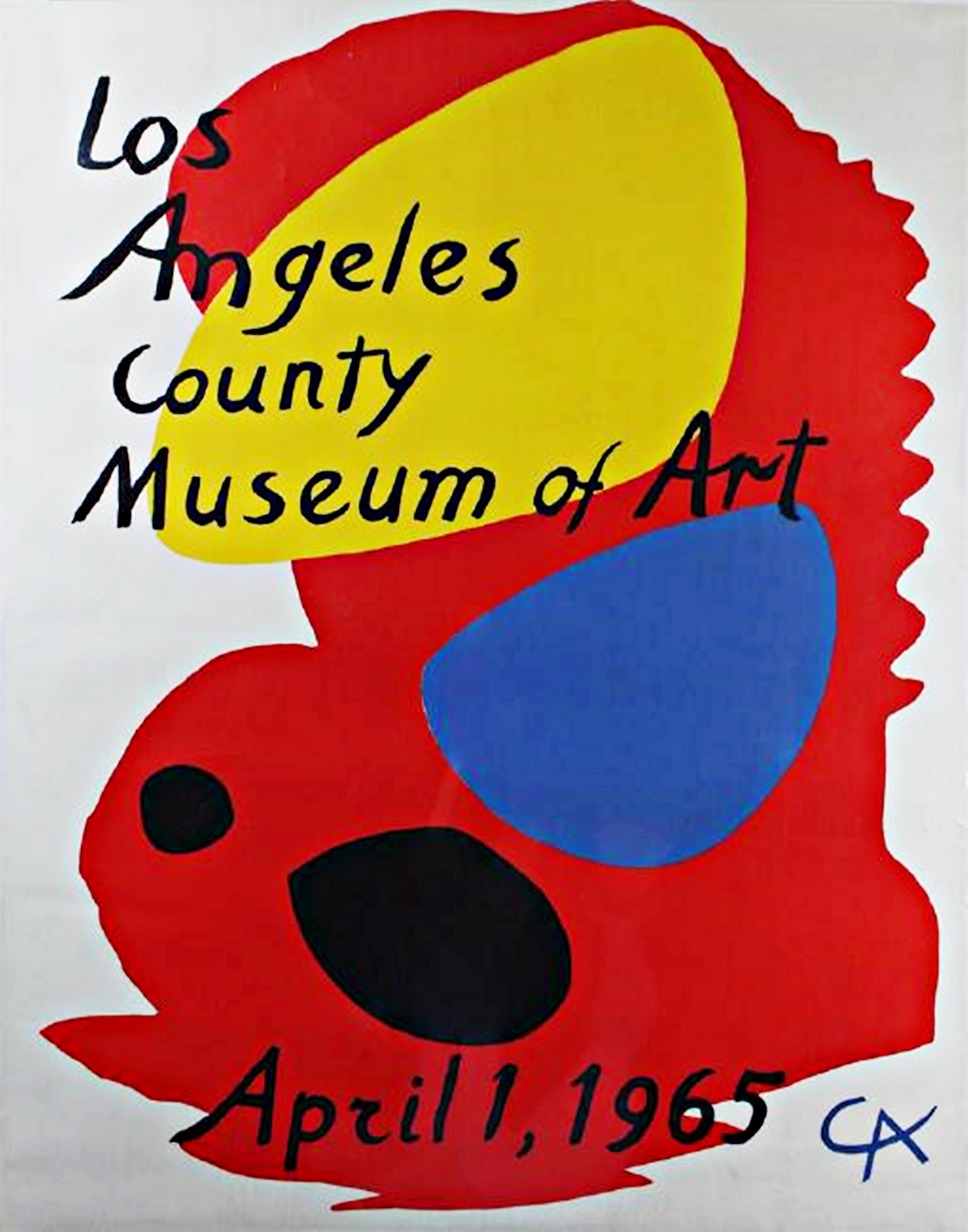 Affiche originale en édition limitée 1965 du Los Angeles County Museum of Art LACMA 