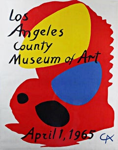 Vintage The original limited edition 1965 Los Angeles County Museum of Art LACMA poster 