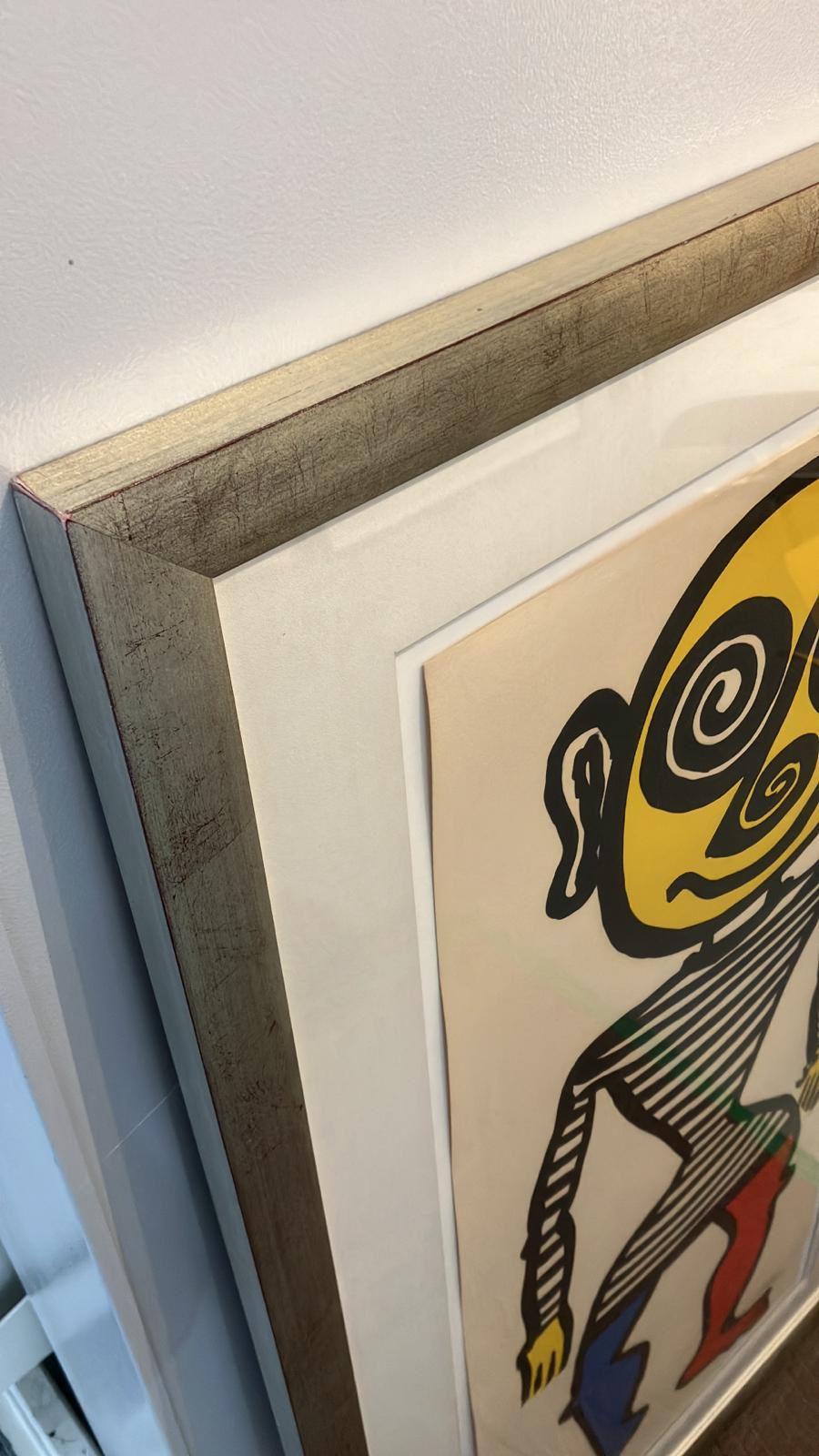 Puppet Man, E. A - Abstract Geometric Print by Alexander Calder