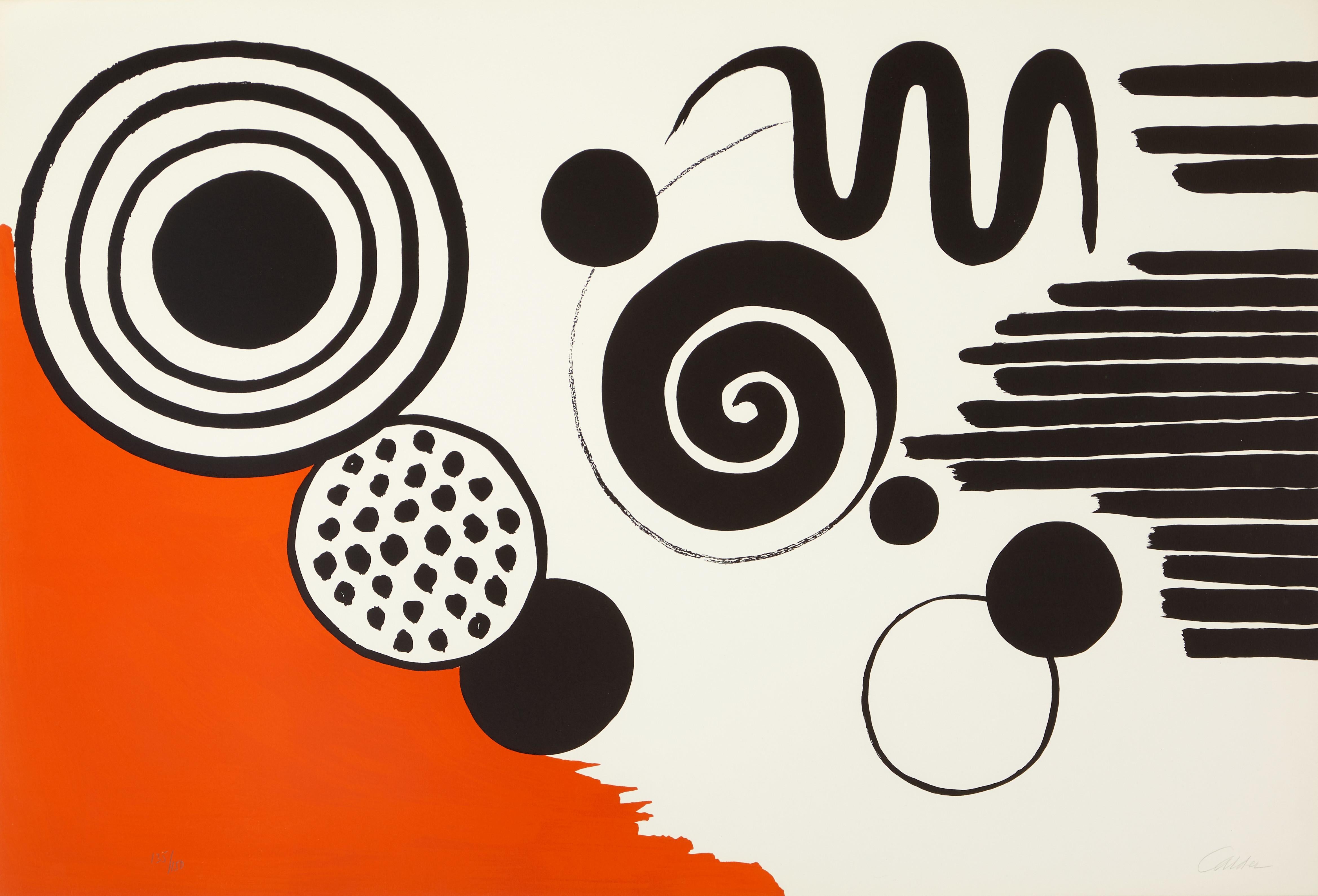 Alexander Calder Abstract Print - The Way to the World