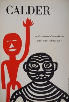 Tiger Man and Red Man Exhibition Poster, 1965