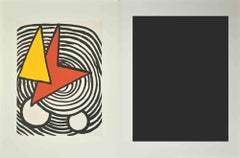 Trangle et Quadrilatere - Lithograph by Alexander Calder - 1973