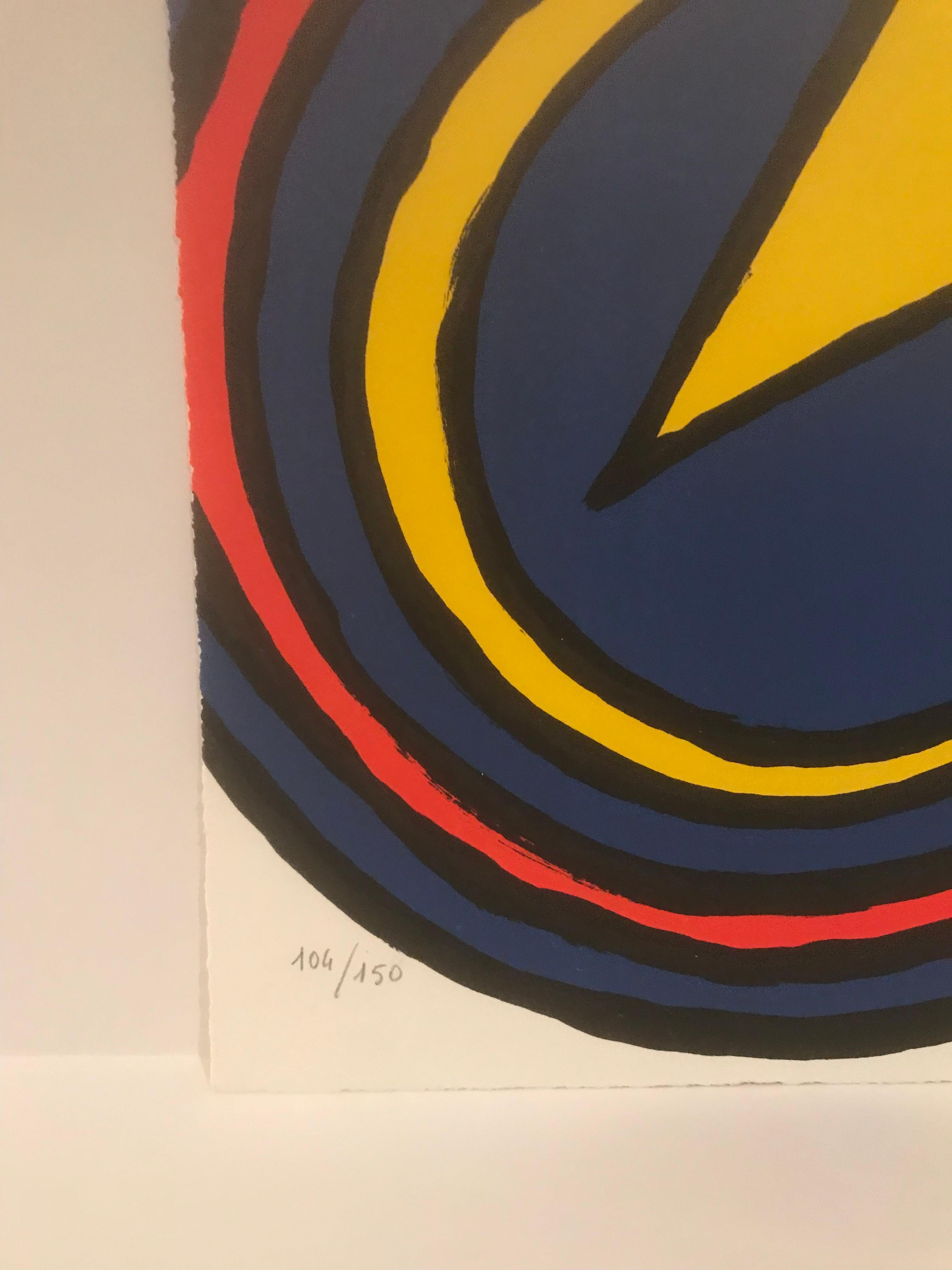 TECHNICAL INFORMATION

Alexander Calder
Untitled		
Lithograph	
26 x 19 in.	
Edition of 150	
Pencil signed & numbered

Accompanied with COA by Gregg Shienbaum Fine Art 

Condition: This work is in excellent condition.