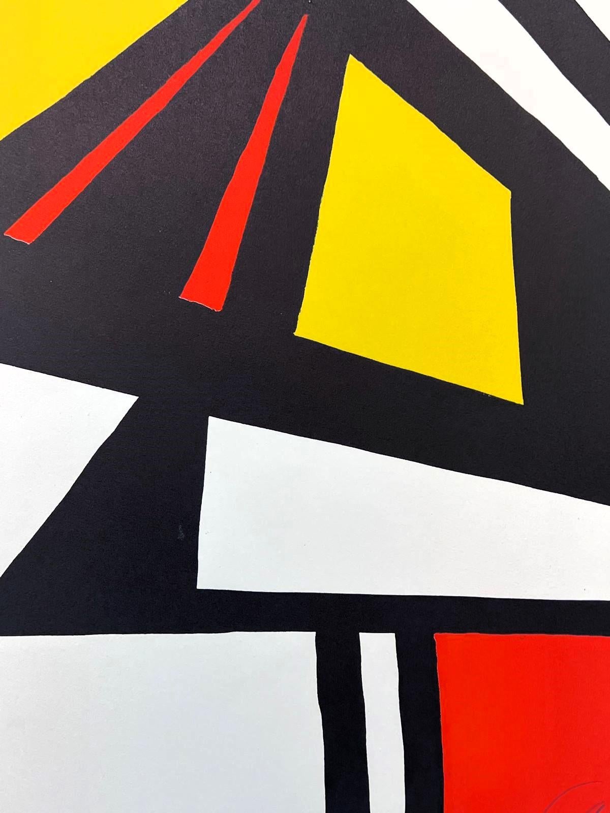 Untitled - Abstract Print Beige di Alexander Calder