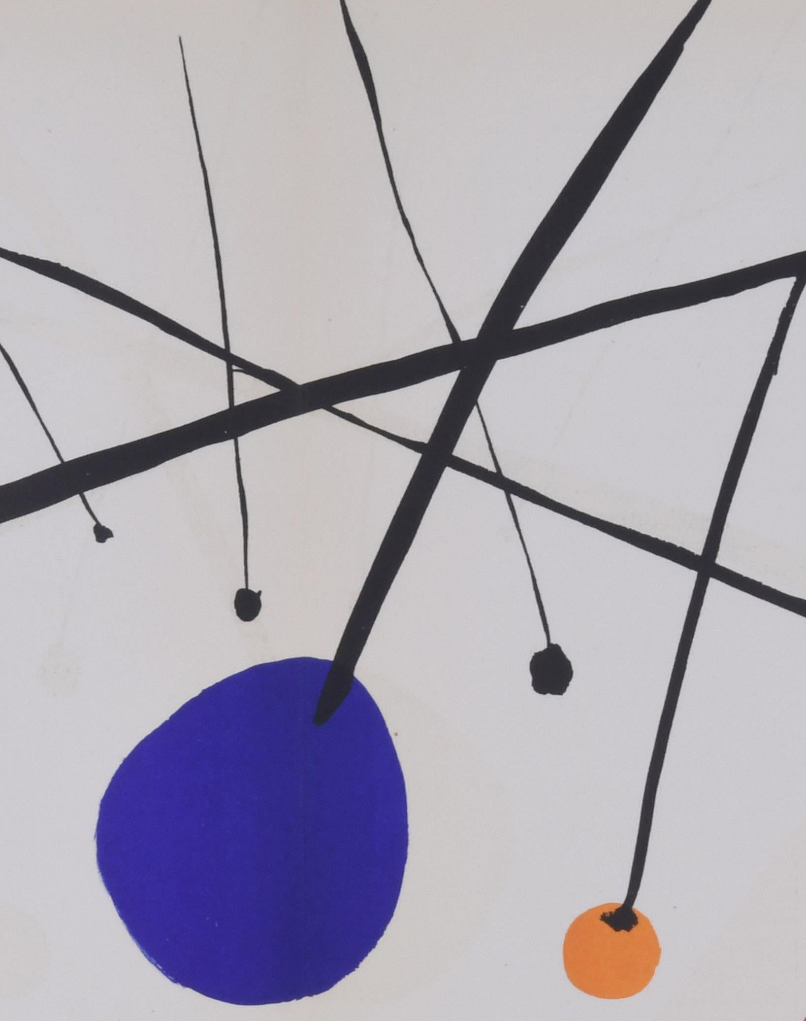 Unbenannt (Grau), Abstract Print, von Alexander Calder
